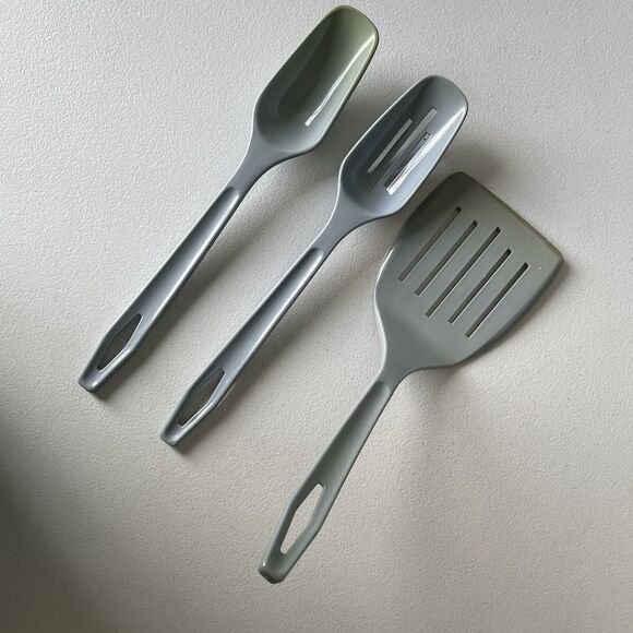 King Kraft Other - Vintage King Kraft Nylon Slatted Spatula Turner Cooking Spoons Blue Lot of 3 USA